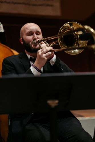 trombone instructor Jakob Bower