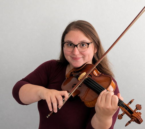 violin instructor Anna 